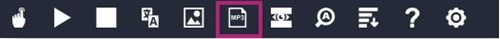 MP3 icon on the ReachDeck toolbar